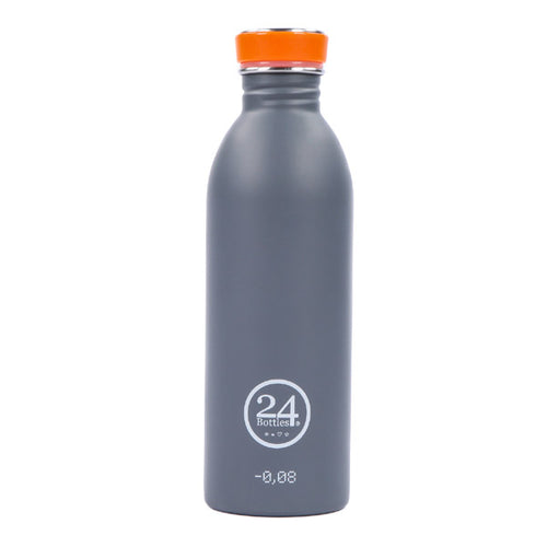 24bottles Edelstahl Trinkflasche formal grey - Designer Sport Trinkflasche grau 500 ml