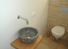 Marmorwaschbecken round style 2 von stein & ambiente mit 40 cm Durchmesser