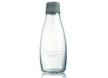 retap Glasflasche 0,5 l  - Trinkflasche in rot, orange, pink, petrol, grau, lime, schwarz