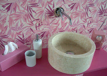 Marmorwaschbecken drum von stein & ambiente mit 40 cm Durchmesser