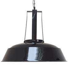 HK Living Lampe Workshop L in schwarz - Hängelampe aus Metall im Industrie-Desig