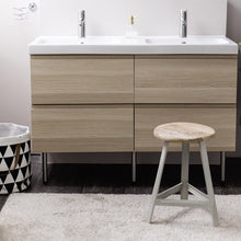 House Doctor Holzhocker Have a seat in grau - Design Hocker oder Beistelltisch