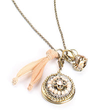 Exoal Collier Medaillon in nude-gold - goldfarbene Kette mit Anhänger