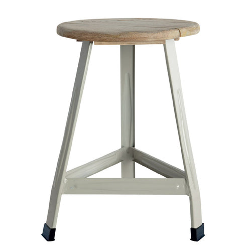 House Doctor Holzhocker Have a seat in grau - Design Hocker oder Beistelltisch