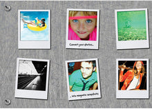 Mach aus einem Foto ein Polaroid - magnetische Polaframes 6 Stück