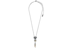 Pilgrim Kette Bohemian Beauty - versilberte Kette mit Blumenanhänger
