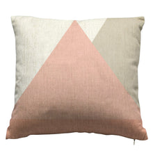 Fest Amsterdam Kissen Kyoto 45x45 cm - schönes Sofakissen in natur-rosa