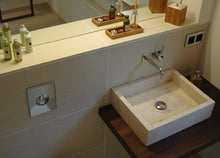 Marmorwaschbecken rectangle von stein & ambiente