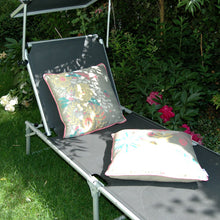 Dekokissen Summer Garden in beige - Sofakissen in 45x45 cm von Imbarro