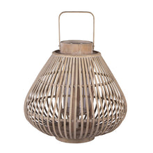 Broste Copenhagen Laterne Sahara - Windlicht aus Bambusholz