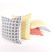 Bio Baumwolle Sofakissen Canvas in grau von Pete & Sally in 50x50 cm made in Germany