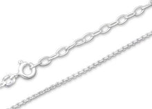 Persönliche Namenskette in silber, individuelle Anfertigung - versilberte Halskette mit Namen