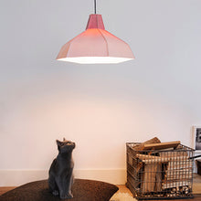 Pepe Heykoop Papierlampe folded lampshade rosa - Designer Lampenschirm aus Papier