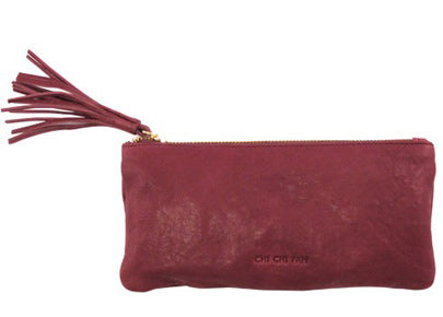 Kosmetiktasche Keli in plum von CHI CHI FAN Hamburg