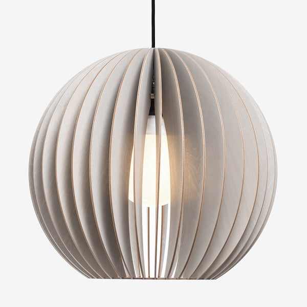 IUMI Hängelampe AION grau - Lampe aus Holz made in Berlin